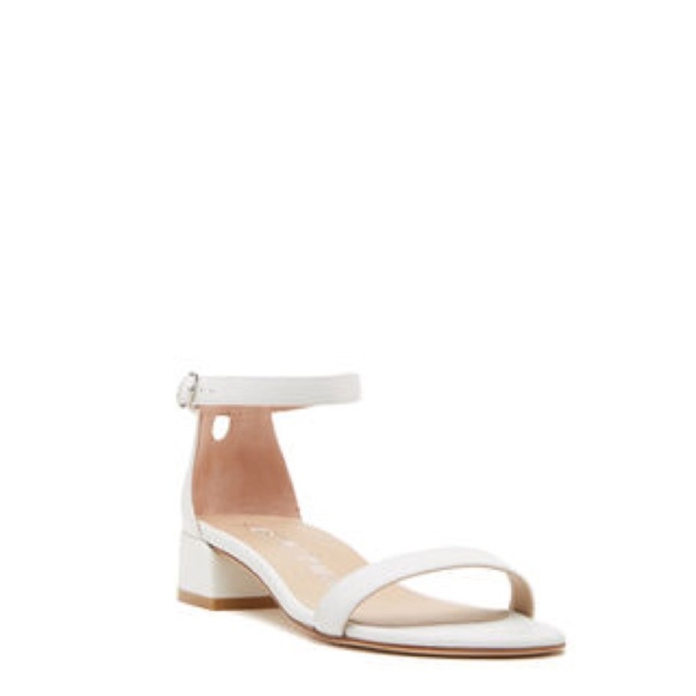 Stuart Weitzman NUDISTJUNE sandal in white